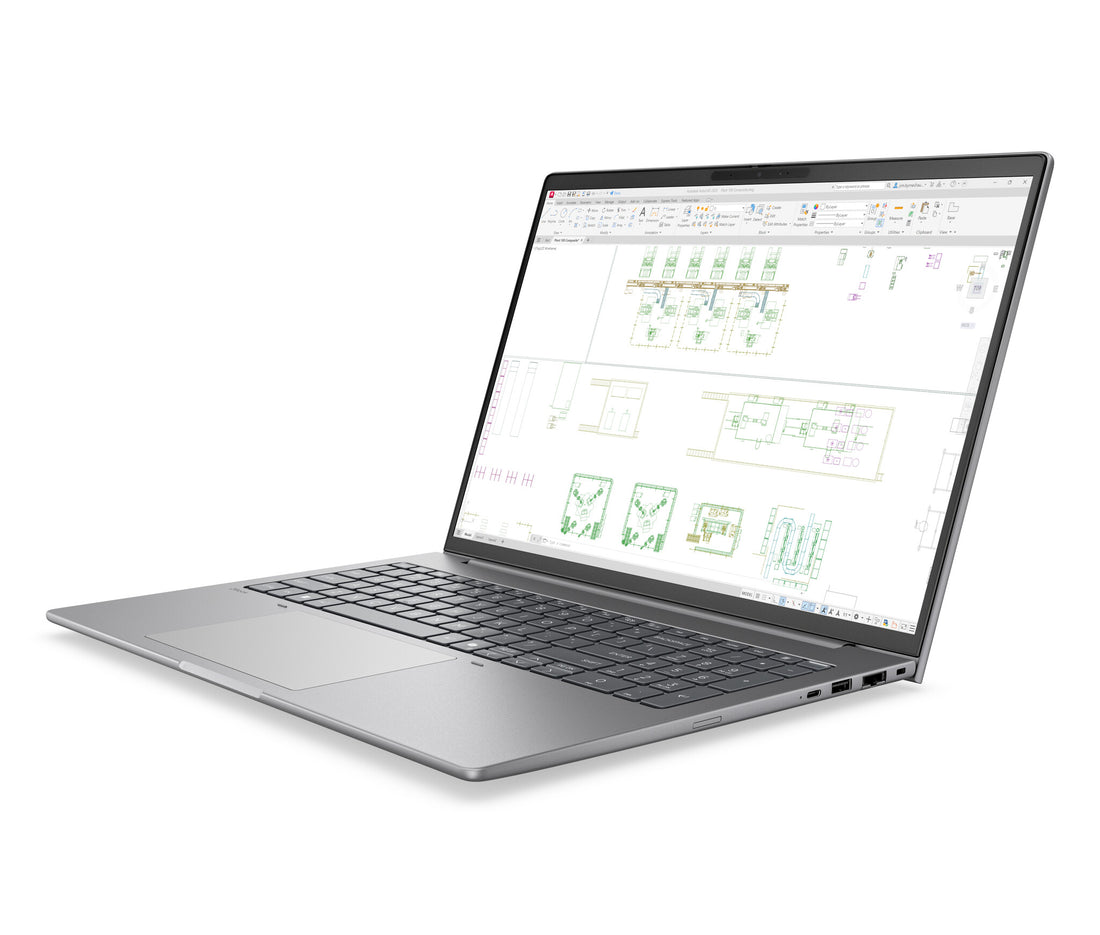 HP DP9A6ET laptop Copilot+ PC Intel Core Ultra 9 386H 40.6 cm (16") WUXGA 64 GB DDR5-SDRAM 1 TB SSD Wi-Fi 7 (802.11be) Windows 11 Pro AI Workstation, AI PC Silver