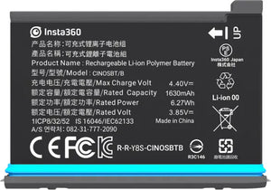Insta360 ONE X2 Battery (1630mAh）