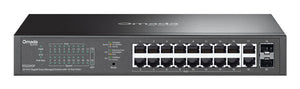 OMADA ES220GP network switch Managed Gigabit Ethernet (10/100/1000) Power over Ethernet (PoE) Black