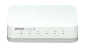 D-Link GO-SW-5G Unmanaged L2 Gigabit Ethernet (10/100/1000) White