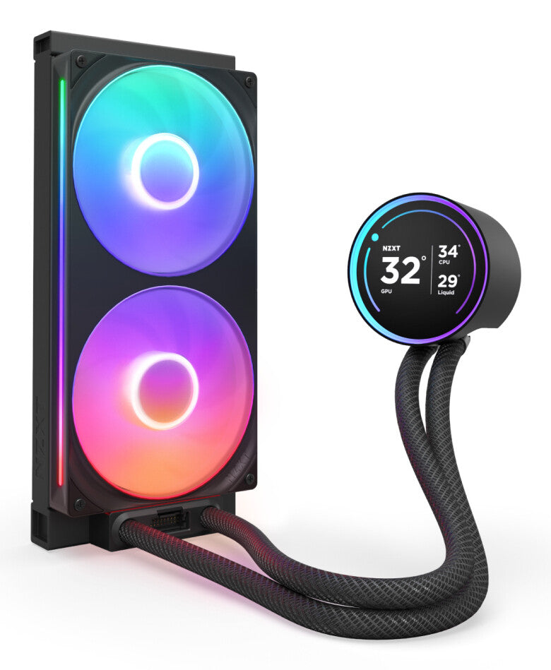 NZXT Kraken Elite 280 RGB Processor All-in-one liquid cooler 14 cm Black 1 pc(s)