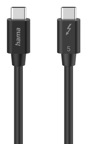 Hama USB-C USB cable USB 3.2 Gen 2 (3.1 Gen 2) 1 m USB C 80 Gbit/s 240 W Black