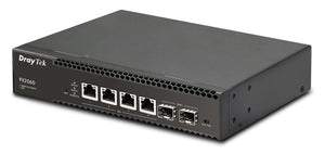DrayTek VSPX2060-K network switch Managed L2+ 10G Ethernet (100/1000/10000) Power over Ethernet (PoE) Desktop/Wall-Mounting Black