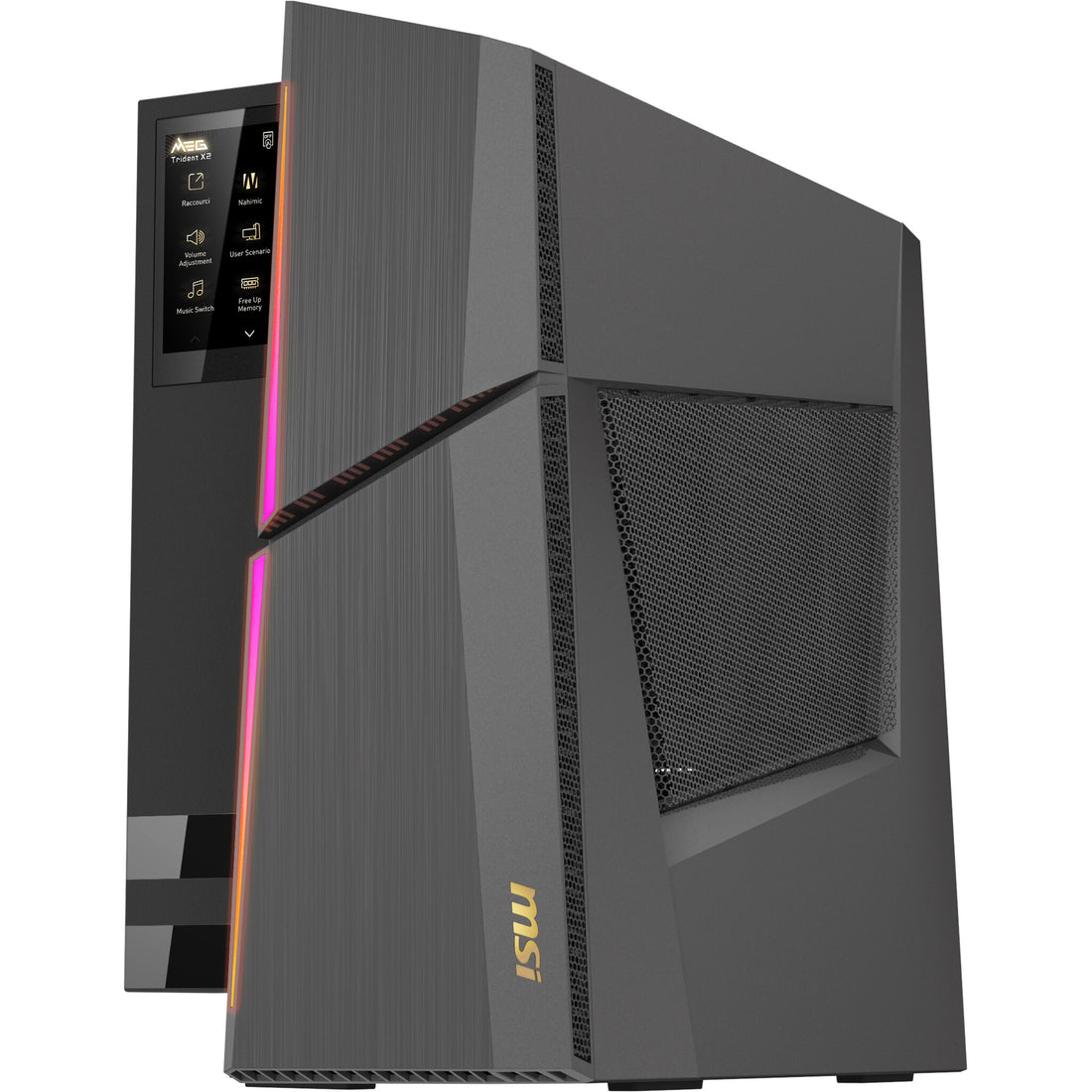 MSI MEG Trident X2 14NUI9-269UK Intel® Core™ i9 i9-14900KF 64 GB DDR5-SDRAM 4 TB HDD+SSD NVIDIA GeForce RTX 4090 Windows 11 Home Desktop PC Black