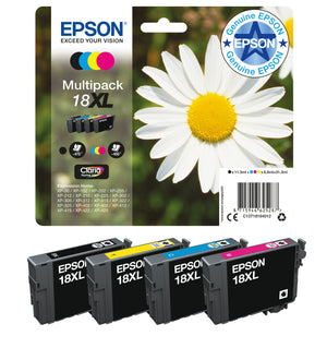 Epson Daisy 18XL Claria Home Single Black Ink