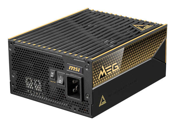 MSI MEG Ai1600T PCIE5 power supply unit 1600 W 24-pin ATX ATX Black