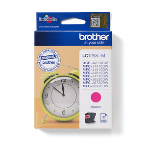 Brother LC125XLM ink cartridge 1 pc(s) Original Extra (Super) High Yield Magenta