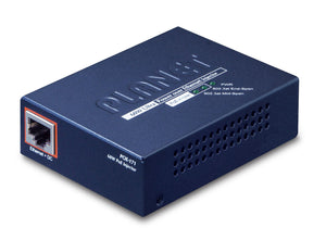 PLANET POE-171 network switch Gigabit Ethernet (10/100/1000) Power over Ethernet (PoE) Blue