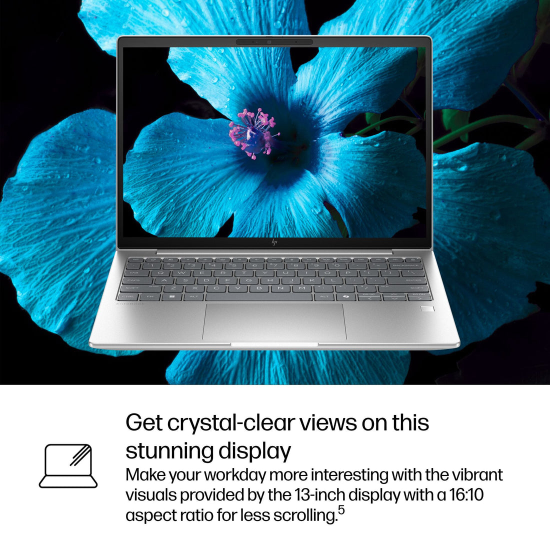 HP EliteBook 6 G1i AI PC Intel Core Ultra 5 225U Laptop 33.8 cm (13.3") WUXGA 16 GB DDR5-SDRAM 512 GB SSD Wi-Fi 7 (802.11be) Windows 11 Pro Silver