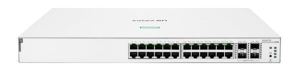 HPE Aruba Networking Networking Instant On Switch 24p Gigabit CL4 PoE 4p SFP+ 195W 1930