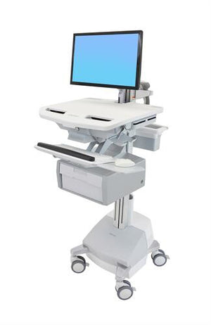 Ergotron StyleView White Flat panel Multimedia cart