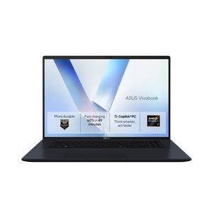 ASUS Vivobook 18 M1807GA-S8002W Copilot+ PC AMD Ryzen™ AI 5 430 Laptop 45.7 cm (18") WUXGA 16 GB DDR5-SDRAM 512 GB SSD Wi-Fi 6 (802.11ax) Windows 11 Home Blue