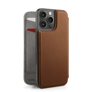 Twelve South SurfacePad mobile phone case 17 cm (6.7") Folio Cognac colour