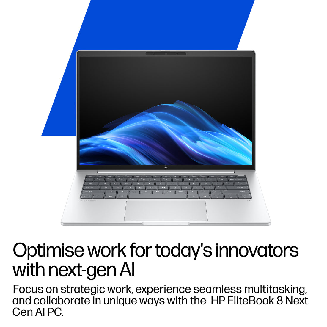 HP EliteBook 8 G1i 16 Next Gen AI PC Wolf Pro Security Edition Copilot+ PC Intel Core Ultra 7 268V Laptop 40.6 cm (16") 2.5K 32 GB LPDDR5x-SDRAM 2 TB SSD Wi-Fi 7 (802.11be) Windows 11 Pro Silver