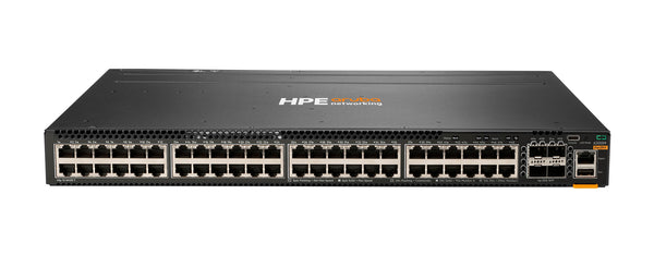 HPE Aruba Networking CX 6300M 48p 1GbE 4p SFP56 Power-to-Port 2 Fan Trays 1 PSU Bundle