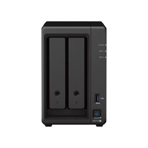 Synology DiskStation DS723+ NAS Desktop Ryzen Embedded R1600 2 GB DDR4 4 TB HDD DiskStation Manager Black