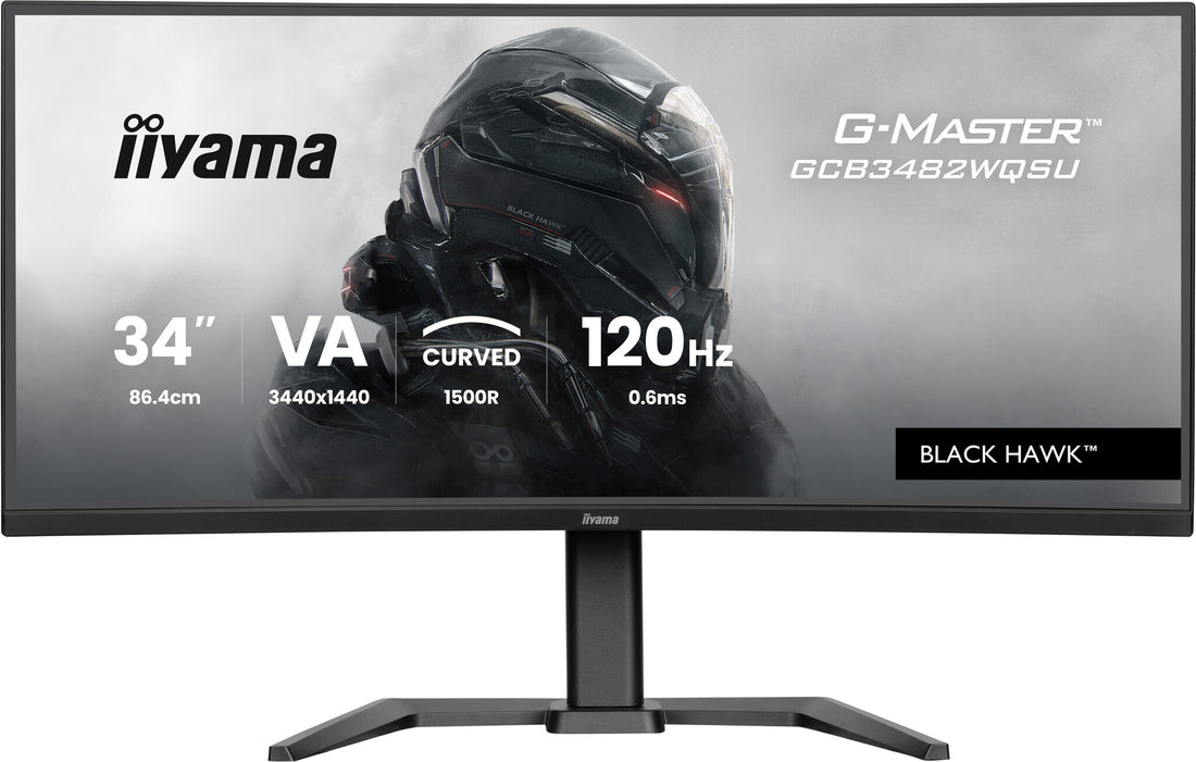 iiyama G-MASTER 34" UWQHD 120Hz Curved Gaming Monitor (GCB3482WQSU-B1)