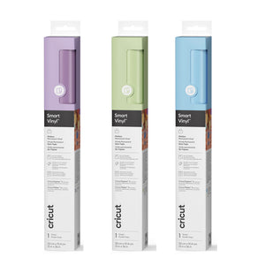 Cricut Smart Vinyl Matless Permanent Vinyl (13 in x 36 in) Powder Blue, Lilac, Honeydew