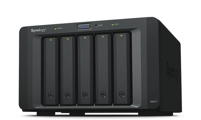 Synology DX517 disk array 30 TB Desktop Black