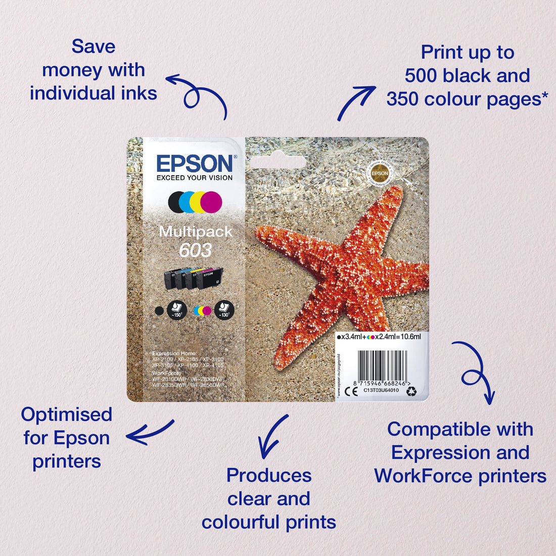 Epson Multipack 4-colours 603 EasyMail