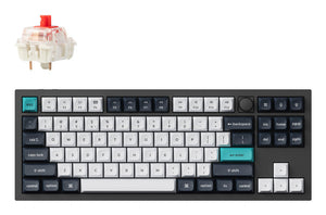 Keychron Q3 Max keyboard Universal USB + RF Wireless + Bluetooth QWERTY UK English Black, White