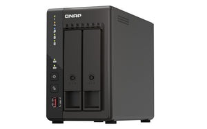 QNAP TS-253E NAS Tower Intel® Celeron® J6412 8 GB 12 TB HDD QNAP QTS Black