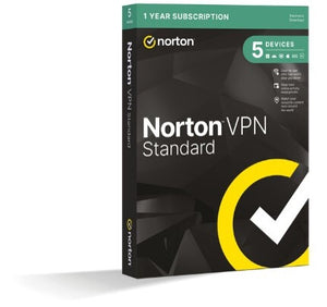 Norton VPN Standard - 1 User / 5 Devices / 12 Months Security management Commercial 1 license(s) 1 year(s)