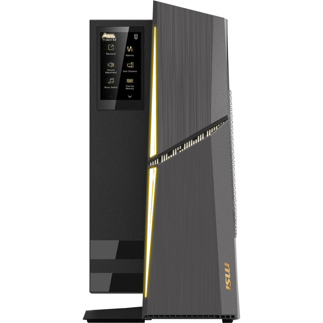 MSI MEG Trident X2 14NUI9-269UK Intel® Core™ i9 i9-14900KF 64 GB DDR5-SDRAM 4 TB HDD+SSD NVIDIA GeForce RTX 4090 Windows 11 Home Desktop PC Black