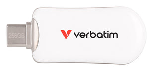 Verbatim Plectra USB-C Flash Drive White 256GB