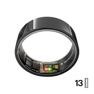 Ultrahuman Ring AIR – Sleep and Fitness Tracker, Smart Ring for Men and Women, No app fee for standard features, Up to 6 days battery life (Size 13)