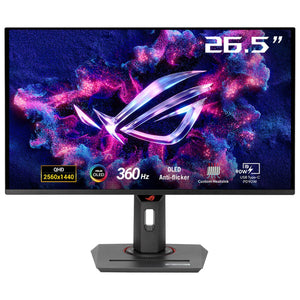 ASUS ROG Strix OLED XG27ACDNG computer monitor 67.3 cm (26.5") 2560 x 1440 pixels Quad HD QD-OLED Black