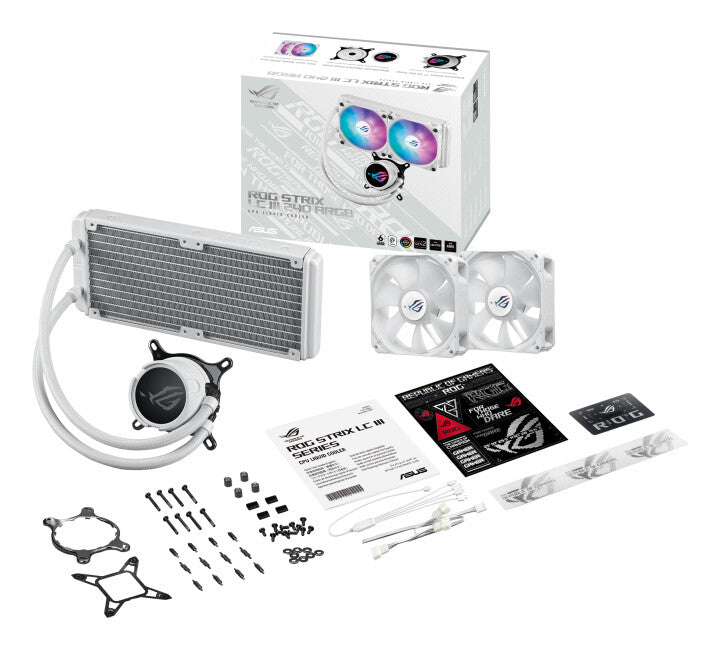ASUS ROG Strix LC III 240 ARGB White Edition Processor All-in-one liquid cooler 12 cm