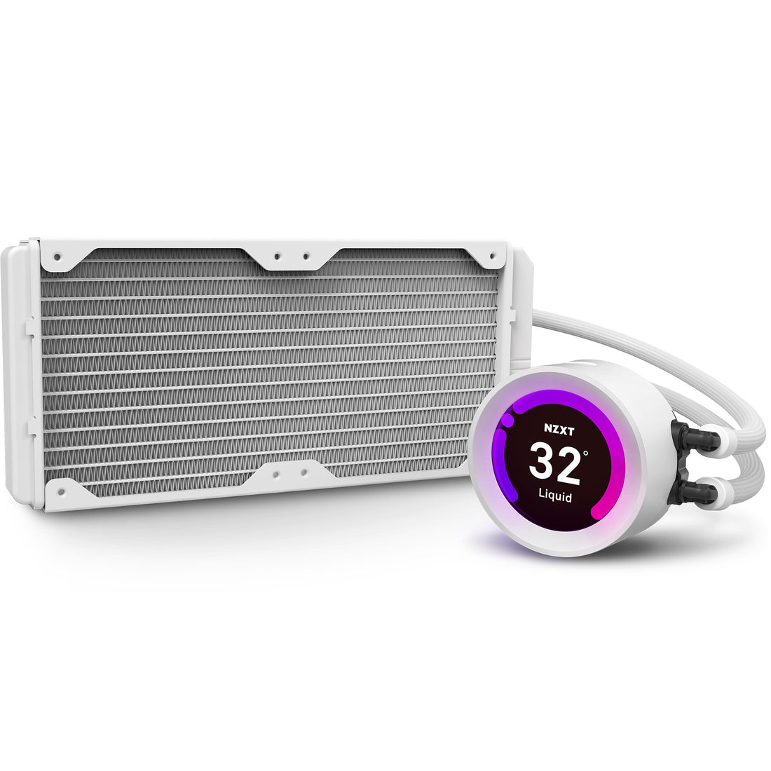 NZXT Kraken Z53 RGB Processor All-in-one liquid cooler 12 cm White