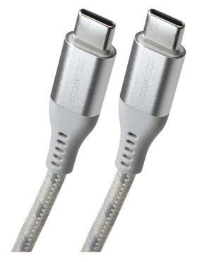 Boompods Tide USB cable 1.5 m USB C Titanium