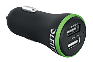 Leitz Car Charger HiSpeed Dual USB 24W Complete