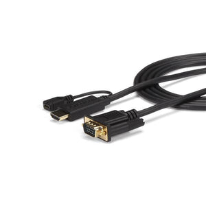 StarTech.com 6ft (1.8m) HDMI to VGA Active Converter Cable - HDMI to VGA Adapter - 1920x1200 or 1080p