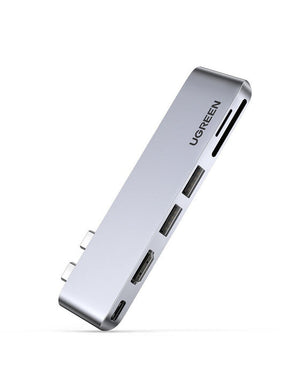 Ugreen 80856 laptop dock/port replicator 2 x USB 3.2 Gen 2 (3.1 Gen 2) Type-C Aluminium