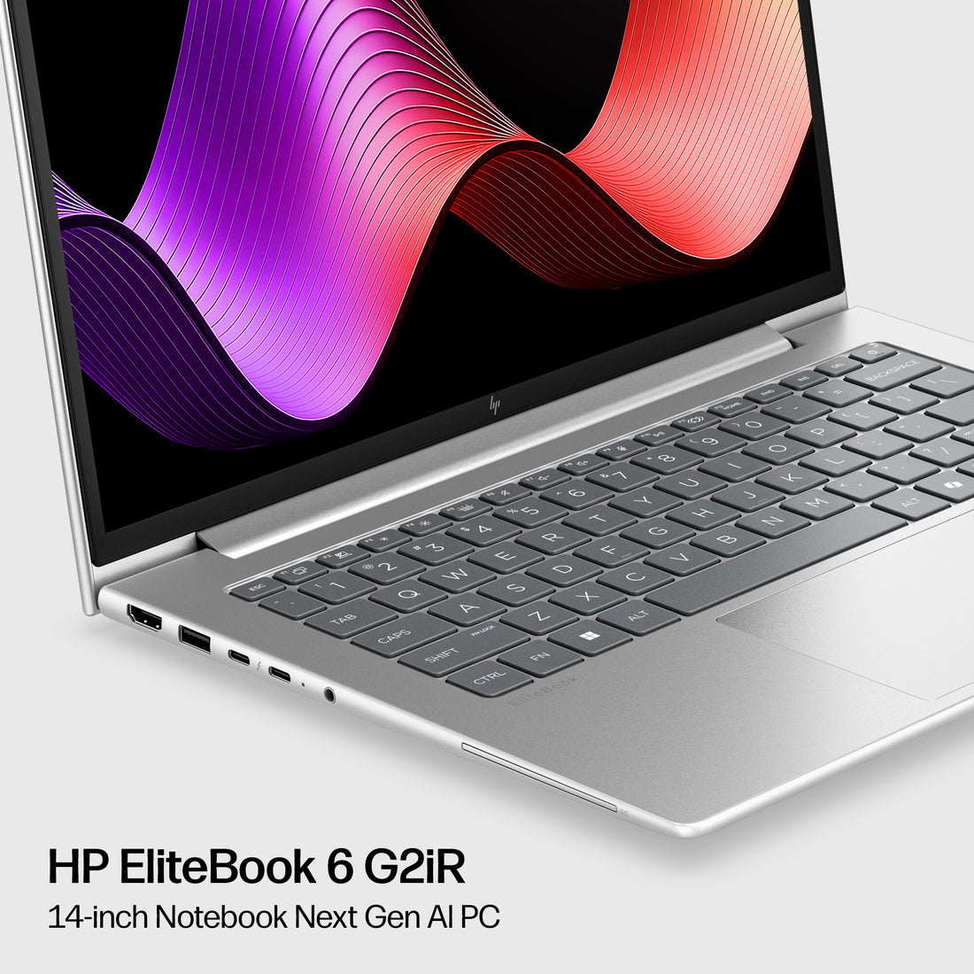 HP EliteBook 6 G2iR 14 inch Notebook Next Gen AI PC Copilot+ PC Intel Core Ultra 5 226V Laptop 35.6 cm (14") WUXGA 16 GB LPDDR5x-SDRAM 256 GB SSD Wi-Fi 7 (802.11be) Windows 11 Pro Silver