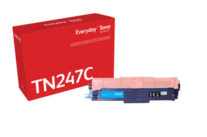 Everyday™ Cyan Toner by Xerox compatible with Brother TN247C, High capacity