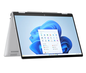 HP ENVY x360 14-fa0005na AMD Ryzen™ 5 8640HS Hybrid (2-in-1) 35.6 cm (14") Touchscreen 2K 16 GB LPDDR5-SDRAM 512 GB SSD Wi-Fi 6E (802.11ax) Windows 11 Home AI PC Silver