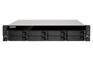 QNAP TS-863U-RP NAS Rack (2U) 4 GB DDR3L 48 TB HDD QNAP Turbo System Black