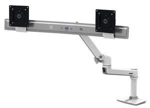 Ergotron LX Series 45-522-216 monitor mount / stand 63.5 cm (25") Desk Black, White