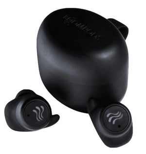 Boompods Soundwave Headset True Wireless Stereo (TWS) In-ear Calls/Music Bluetooth Black