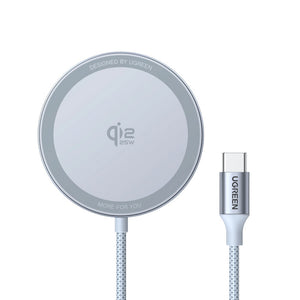 Ugreen MagFlow Smartphone Grey USB Wireless charging Auto