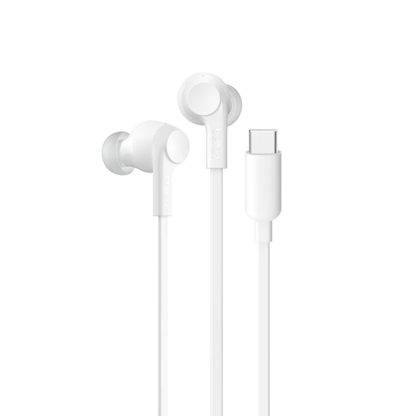 Belkin G3H0003hqWH Headset Wired In-ear Calls/Music USB Type-C White