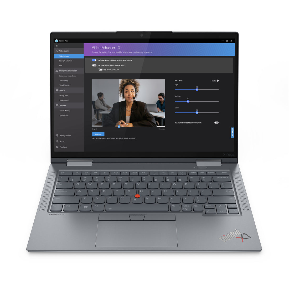 Lenovo ThinkPad X1 Yoga Gen 8 Intel® Core™ i7 i7-1365U Hybrid (2-in-1) 35.6 cm (14") Touchscreen WUXGA 32 GB LPDDR5-SDRAM 1 TB SSD Wi-Fi 6E (802.11ax) Windows 11 Pro Grey UK English