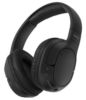 Belkin AUD009HQBK headphones/headset Wireless Head-band Calls/Music USB Type-C Bluetooth Black
