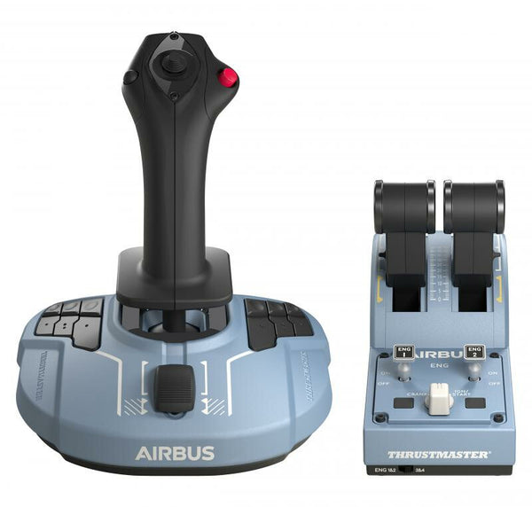 Thrustmaster TCA Officer Pack Airbus Edition Black, Blue USB Flight Sim Analogue / Digital PC
