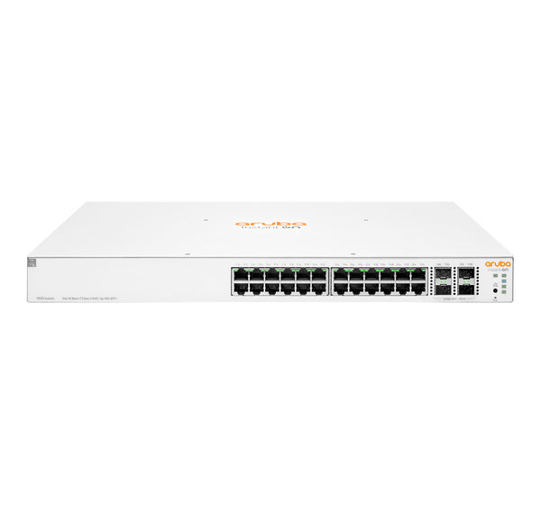 HPE Aruba Instant On 1930 24G Class4 PoE 4SFP/SFP+ 370W Managed L2+ Gigabit Ethernet (10/100/1000) Power over Ethernet (PoE) 1U