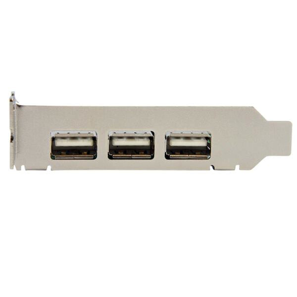 StarTech.com 4 Port PCI Express Low Profile High Speed USB Card